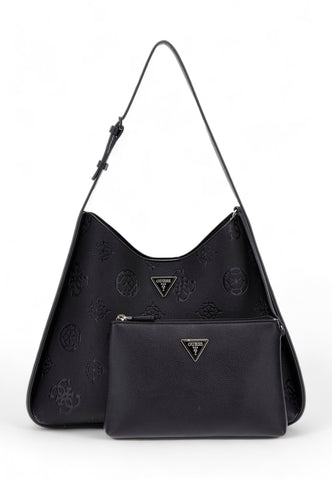 GUESS Keandra Borsa Hobo Donna Black Logo PL932303