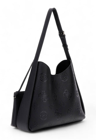 GUESS Keandra Borsa Hobo Donna Black Logo PL932303