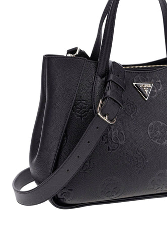 GUESS Keandra Borsa Girlfriend Satchel Donna Black Logo PL932306