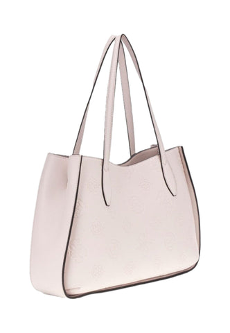 GUESS Keandra Borsa Girlfriend Carryall Stone Logo Beige PL932323