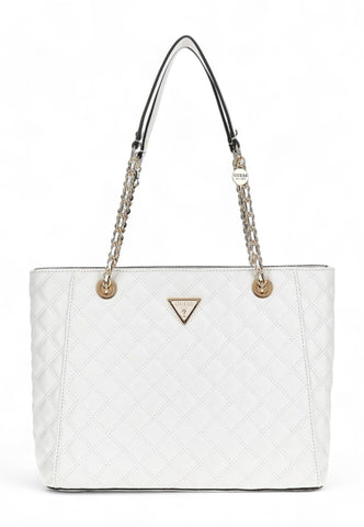 GUESS Giully Borsa Tote Donna White QG874824