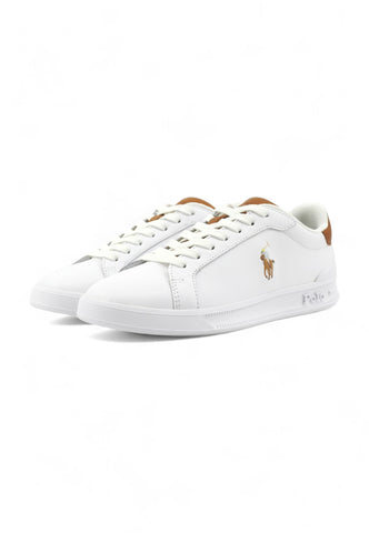 POLO RALPH LAUREN Sneaker Donna White Tan 809877598001D