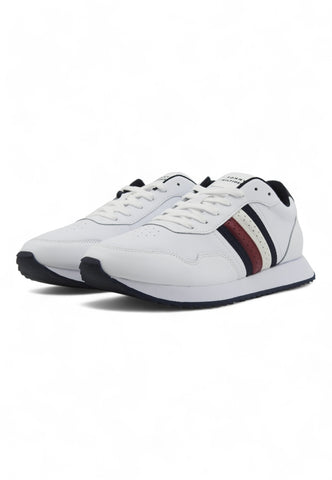 Tommy Hilfiger Runner Evo Sneaker Uomo White FM0FM05121