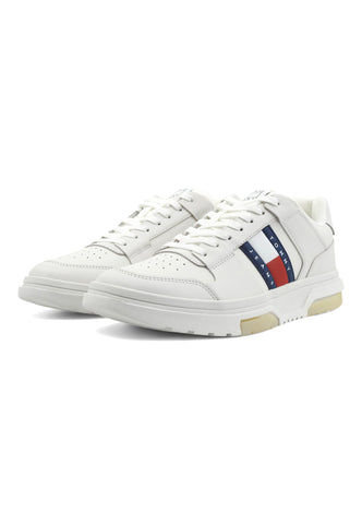 TOMMY HILFIGER The Brooklyn Sneaker Uomo Ecru Bianco EM0EM01429