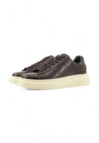 GUESS Smooth Sneaker Uomo Brown Beige FMTEBRLEA12