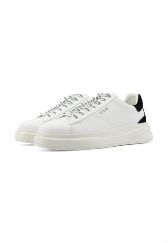 GUESS Retro Suede Sneaker Uomo White Black FMPVIBSUE12