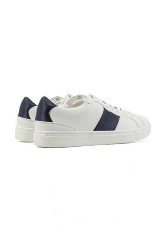 GUESS Logo Laterale Sneaker Uomo White Blue FMTTODELE12