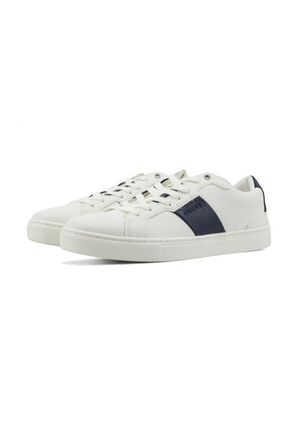 GUESS Logo Laterale Sneaker Uomo White Blue FMTTODELE12