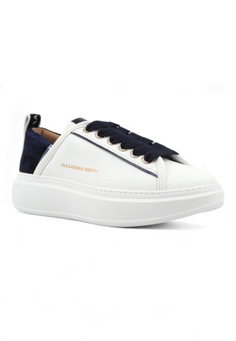 ALEXANDER SMITH Wembley Sneaker Donna White Blue WYW0085