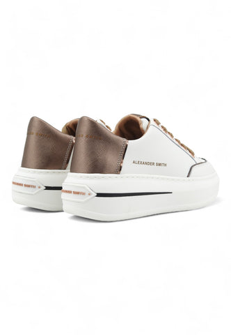 ALEXANDER SMITH Lancaster Sneaker Donna White Dark Copper LSW1805