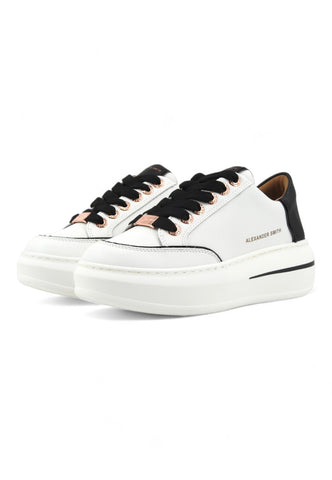 ALEXANDER SMITH Lancaster Sneaker Donna White Black LSW1806