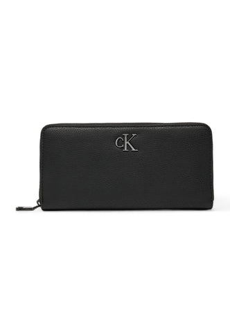 CALVIN KLEIN Portafoglio Monogram Donna Black Gun Metal K60K612266