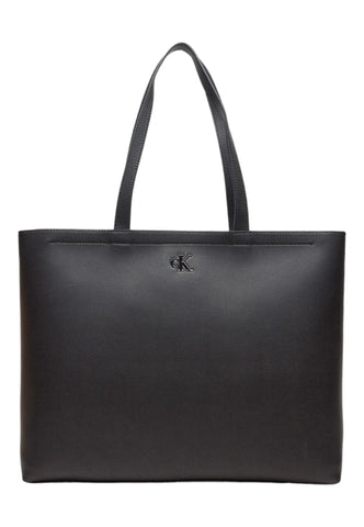 CALVIN KLEIN Borsa Minimal Slim Donna Black Gun Metal K60K612236