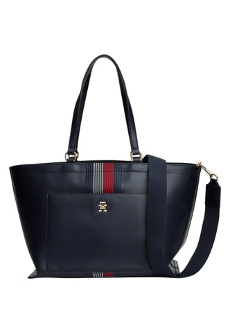 TOMMY HILFIGER Distinct Borsa Tote Donna Dark Blue AW0AW16704