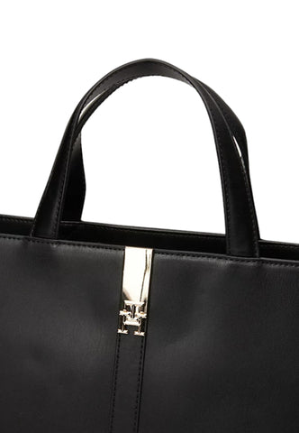 TOMMY HILFIGER Heritage Borsa Satchel Donna Black AW0AW16318