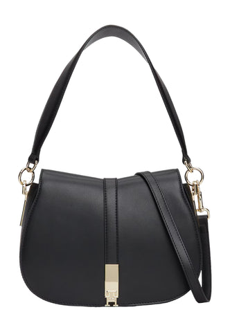 TOMMY HILFIGER Heritage Saddle Borsa Donna Black AW0AW16285