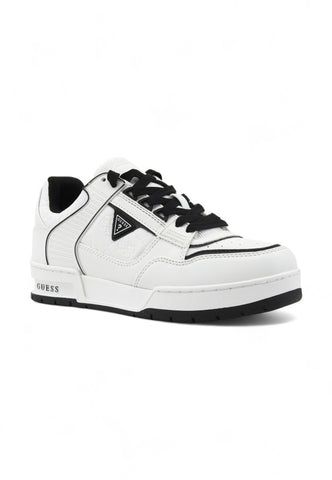 GUESS Sneaker Donna White Black FLFCLEELE12