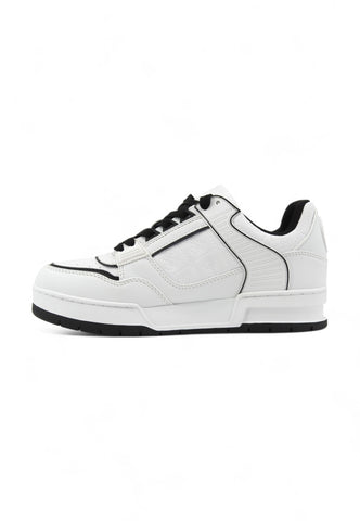 GUESS Sneaker Donna White Black FLFCLEELE12