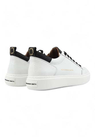 ALEXANDER SMITH Bond Man Sneaker Uomo White Black BDM3301