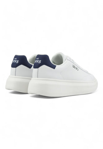 LIU JO Big 01 Sneaker Uomo White Blue 7B4027PX474