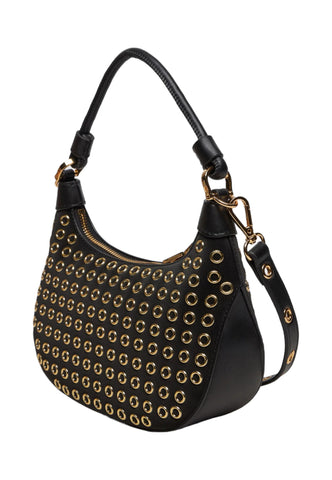 LOVE MOSCHINO Borsa Hobo Borchie Donna Nero JC4058PP1LLH100A