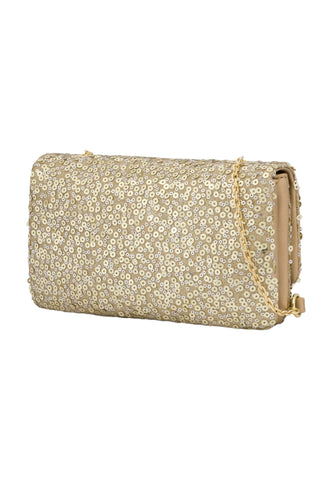 LOVE MOSCHINO Pochette Strass Donna Oro JC4143PP1LLO190B