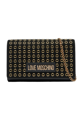 LOVE MOSCHINO Pochette Borchie Donna Nero JC4063PP1LLH100A