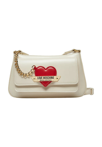 LOVE MOSCHINO Borsa Cuore Donna Avorio JC4140PP1LLM1110