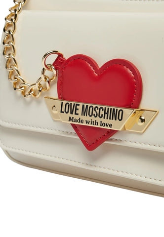 LOVE MOSCHINO Borsa Cuore Donna Avorio JC4140PP1LLM1110