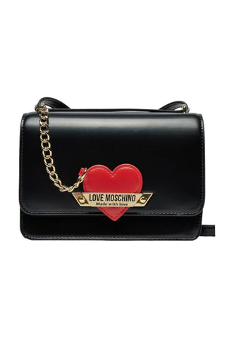 LOVE MOSCHINO Borsa Tracolla Cuore Donna Nero JC4139PP1LLM1000