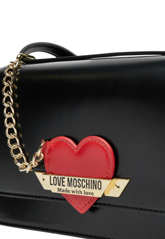 LOVE MOSCHINO Borsa Tracolla Cuore Donna Nero JC4139PP1LLM1000