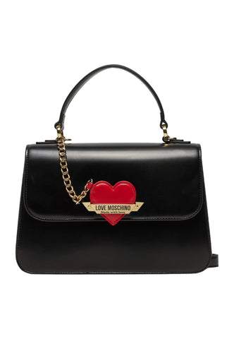 LOVE MOSCHINO Borsa Satchel Cuore Donna Nero JC4138PP1LLM1000