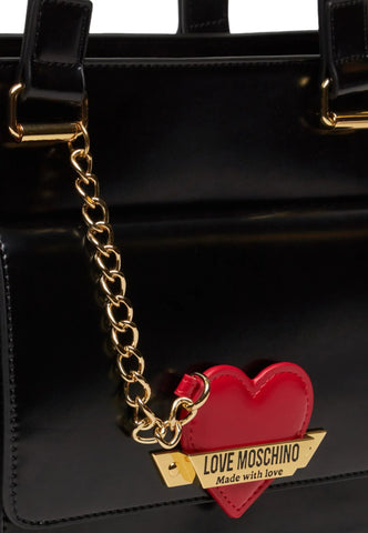 LOVE MOSCHINO Borsa Tote Cuore Donna Nero JC4141PP1LLM1000