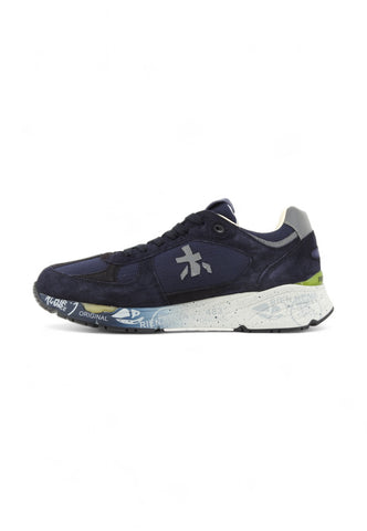 PREMIATA Running Suede Sneaker Uomo Blue MASE-6887