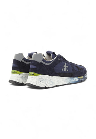 PREMIATA Running Suede Sneaker Uomo Blue MASE-6887