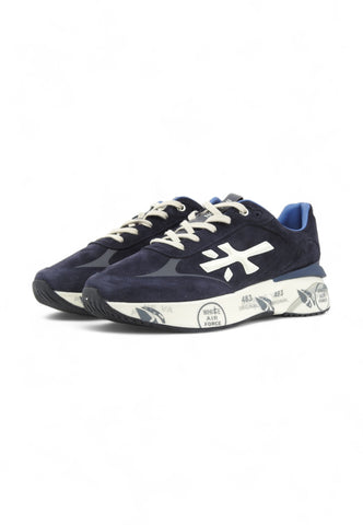 PREMIATA Running Suede Sneaker Uomo Blue MOERUN-6449