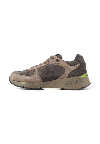 PREMIATA Running Suede Sneaker Uomo Brown Grey MASE-6875