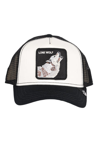 GOORIN BROS Cappello Trucker Lone Wolf Black White 101-0389