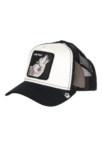 GOORIN BROS Cappello Trucker Lone Wolf Black White 101-0389