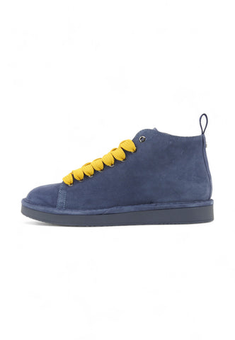 PAN CHIC Ankle Boot Stivaletto Uomo Dark Blue Yellow P01M016-00892187