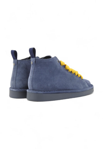 PAN CHIC Ankle Boot Stivaletto Uomo Dark Blue Yellow P01M016-00892187