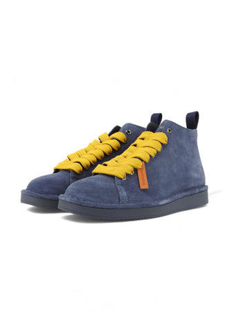 PAN CHIC Ankle Boot Stivaletto Uomo Dark Blue Yellow P01M016-00892187