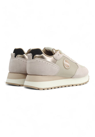 COLMAR Running Suede Sneaker Donna Beige Bronzo HIGH OUTSOLE 085