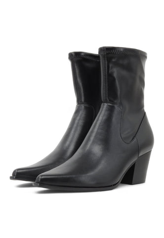 STEVE MADDEN Tronchetto Stivaletto Donna Black HEAD0461