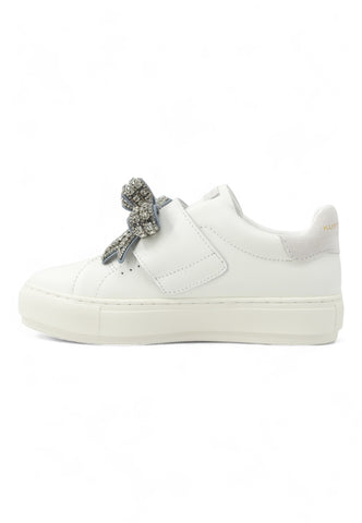 KURT GEIGER Lane Bow Sneaker Donna Silver 0031567109