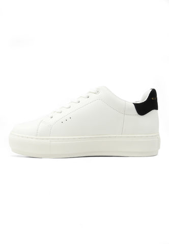 KURT GEIGER Suede Laney Sneaker Donna White Black 2626113109