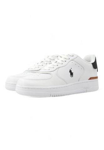 POLO RALPH LAUREN Masters Retroback Sneaker Uomo White Black 809891791003U