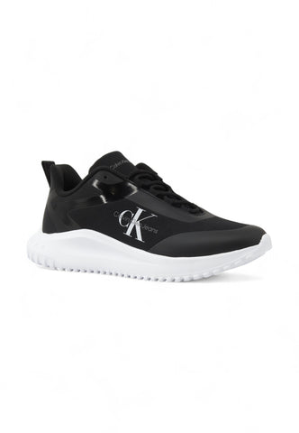 CALVIN KLEIN Eva Runner Sneaker Uomo Black Bright White YM0YM00968