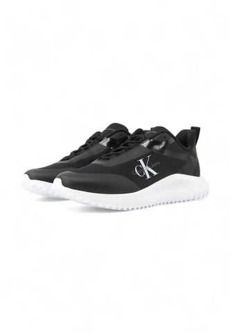 CALVIN KLEIN Eva Runner Sneaker Uomo Black Bright White YM0YM00968