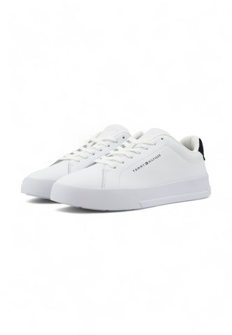 TOMMY HILFIGER Tm Court Sneaker Uomo White Desert Sky FM0FM05297